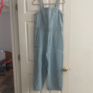 Sincerely Jules Light Blue Denim Jumpsuit